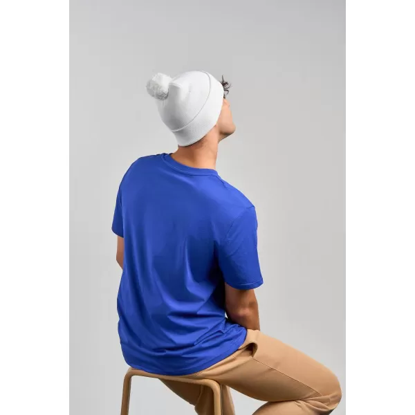  Čiapka ATLANTIS | Wind-S Pompom WHITE 
