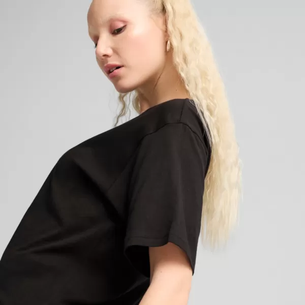  Tričko PUMA ESS RELAXED TEE 684971-01 ČIERNY 