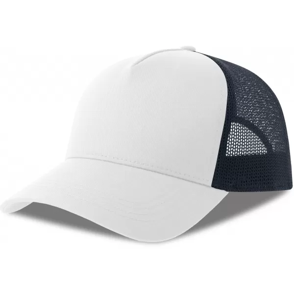  Čiapka ATLANTIS | Rapper Cotton-S WHITE/NAVY 