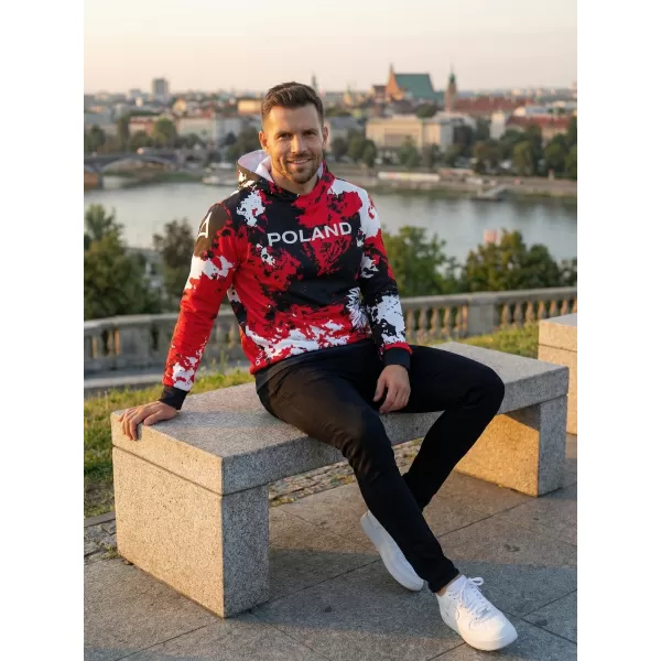  Pánska prémiová funkčná mikina ALTISPORT VOJ/ALM036PL/MI01 ŠKVRNY 