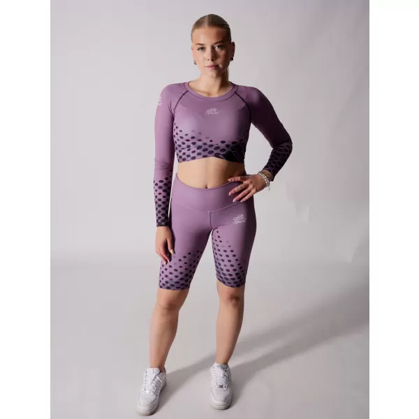  Dámsky funkčný prémiový crop top ALTISPORT VOJ/ALW109TR04 FIALOVÁ 