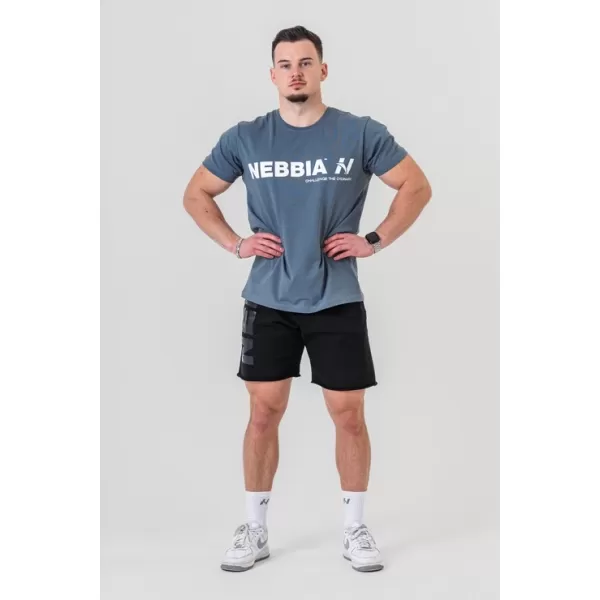  Tričko GYM ESSENTIALS 380 GREY Nebbia 
