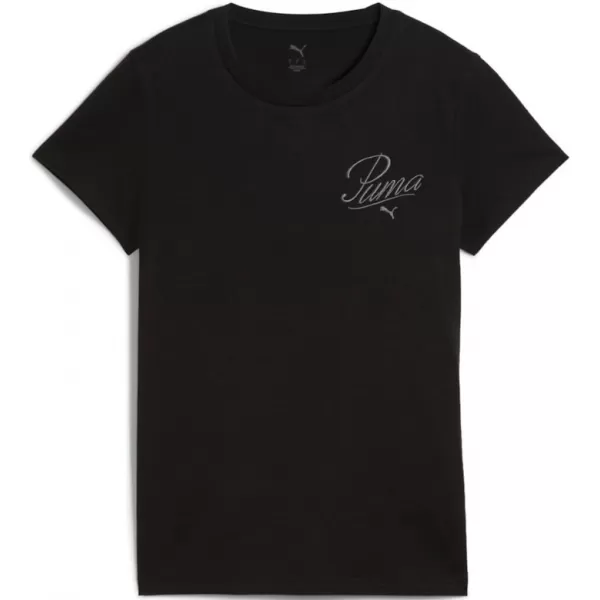  Tričko PUMA ESS SCRIPT TEE 684982-01 ČIERNY 
