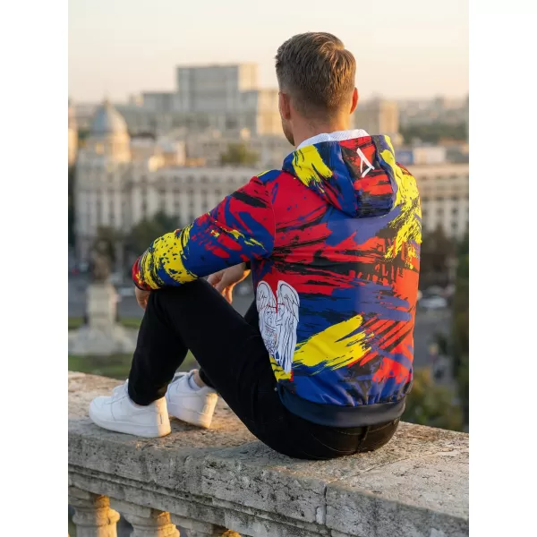  Pánska prémiová funkčná mikina ALTISPORT VOJ/ALM036RO/MI01 R 