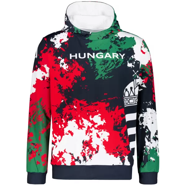  Pánska prémiová funkčná mikina ALTISPORT VOJ/ALM036HU/MI01 ŠKVRNY 