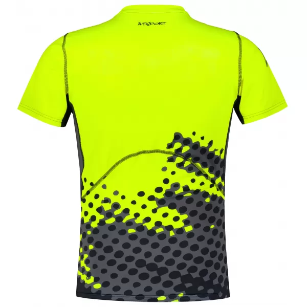  Pánska prémiová funkčná kompresná košeľa ALTISPORT VOJ/ALM109TR04 FLUO ŽLTÁ 