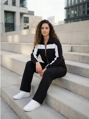 Dámska bunda PUMA T7 RELAXED TRACK JACKET 632137-01 ČIERNY