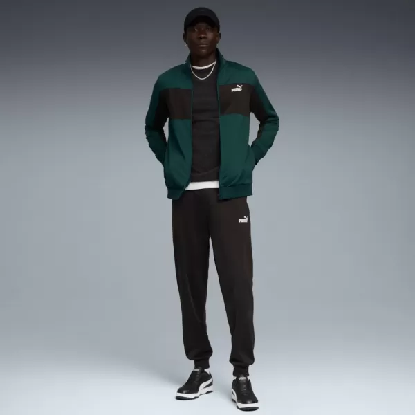  Pánska súprava PUMA POLY COLORBLOCK SUIT 687304-75 ZELENÁ 