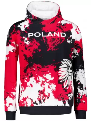 Pánska prémiová funkčná mikina ALTISPORT VOJ/ALM036PL/MI01 ŠKVRNY
