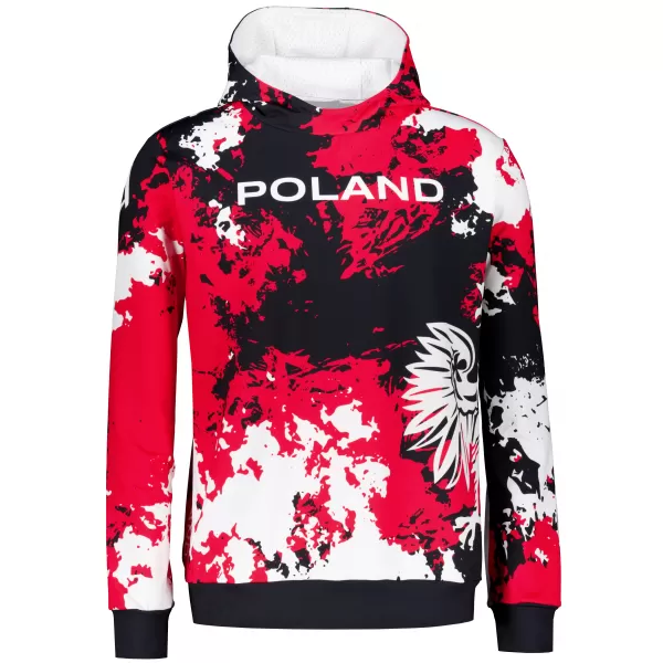  Pánska prémiová funkčná mikina ALTISPORT VOJ/ALM036PL/MI01 ŠKVRNY 