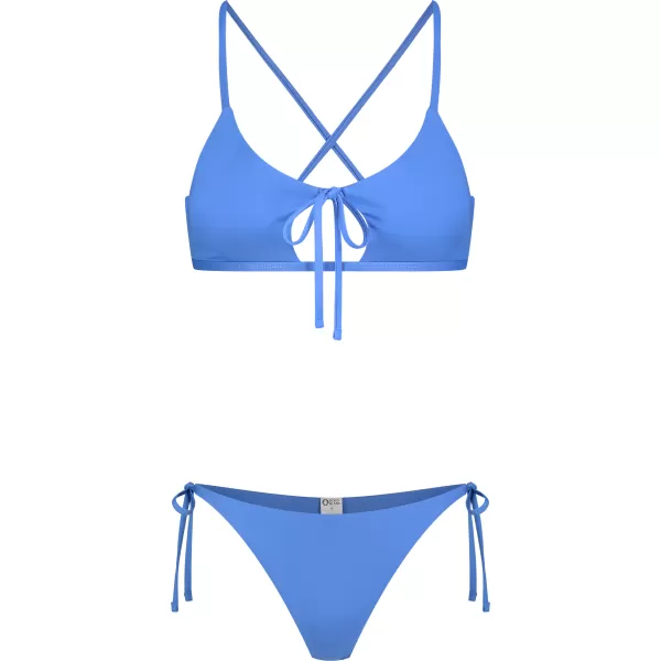  Dámske bikiny - najvyššia časť NORDBLANC NBSSS8211 MODRÝ 