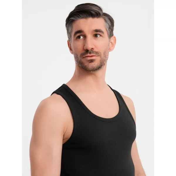  Tričko OMBRE OM-TSBT-0239 ČIERNY 