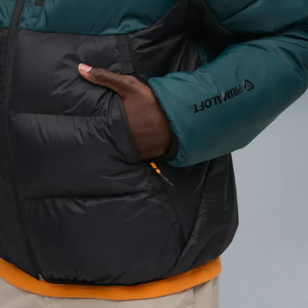 Pánska bunda PUMA TECH PRIMALOFT PUFFER JACKET 632165-75 ZELENÁ 
