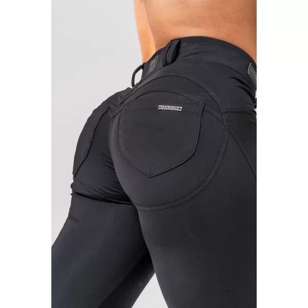  Legíny Flared Bubble Butt 2.0 POWER LIFT 308 BLACK Nebbia 