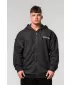 Vypraná mikina na zips GYM BRO 362 BLACK Nebbia