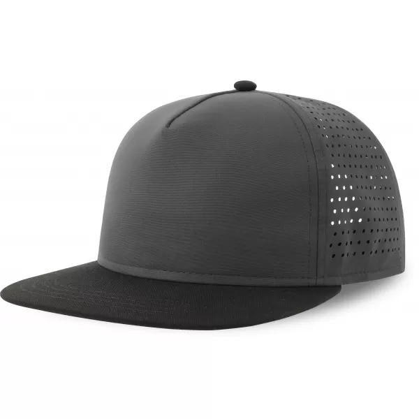  Čiapka ATLANTIS | Bank Five-S DARK GREY/BLACK 