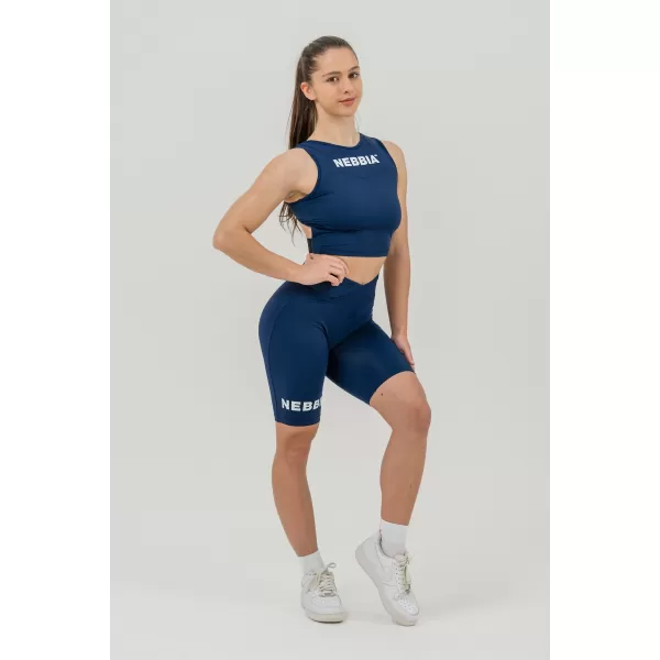  SNATCHED 614 DARK BLUE Nebbia 9-palcové legíny s vysokým pásom 