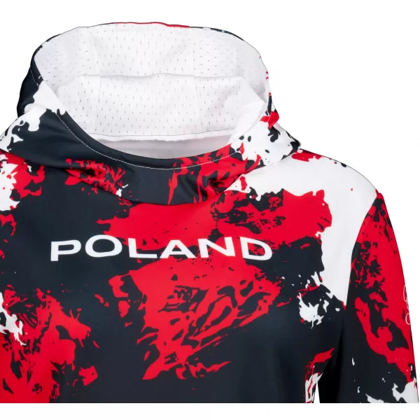  Dámska prémiová funkčná mikina ALTISPORT VOJ/ALW036PL/MI01 ŠKVRNY 
