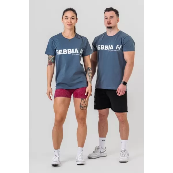  Tričko GYM ESSENTIALS 380 GREY Nebbia 