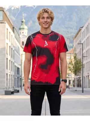 Prémiové pánske funkčné tričko ALTISPORT VOJ/ALM113TR01 ČERVENÁ