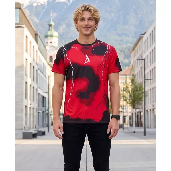  Prémiové pánske funkčné tričko ALTISPORT VOJ/ALM113TR01 ČERVENÁ 