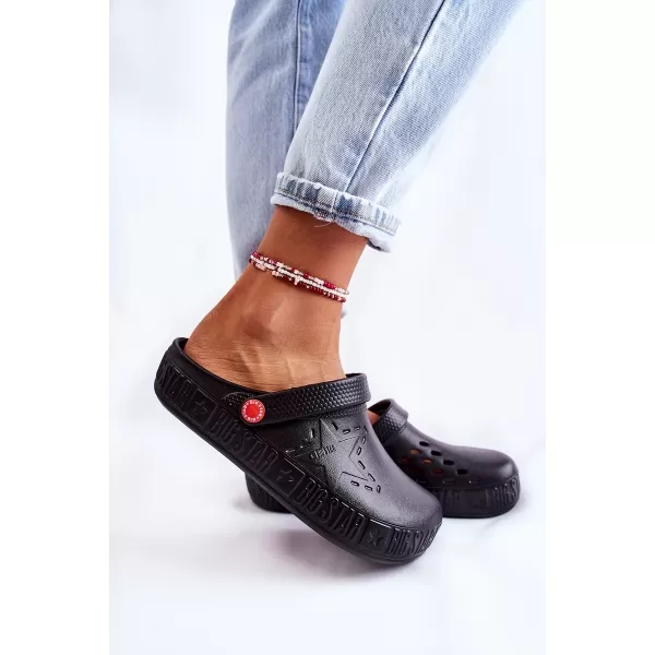 Dámske šľapky BIG STAR II275001 ČIERNA Big Star Shoes 