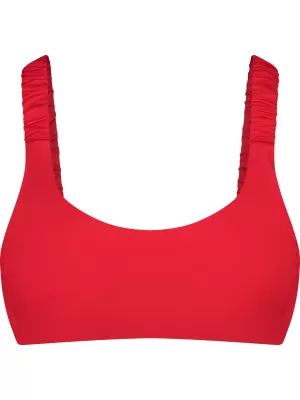 Dámske bikiny - najvyššia časť NORDBLANC NBSSS8209 ČERVENÝ