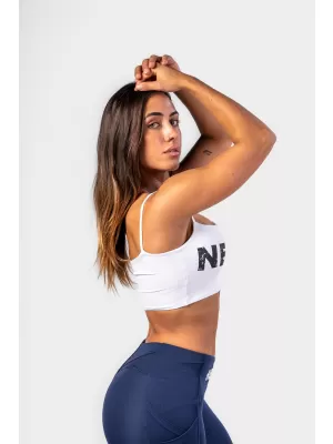 Bandeau podprsenka BACK CHECK 612 WHITE Nebbia