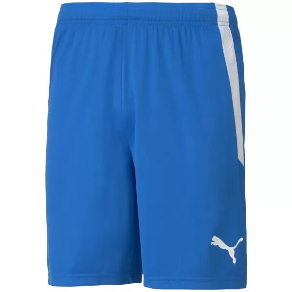  Kraťasy PUMA TEAMLIGA SHORTS 704924_02 ELEKTRICKÁ MODRÁ LIMONÁDA 
