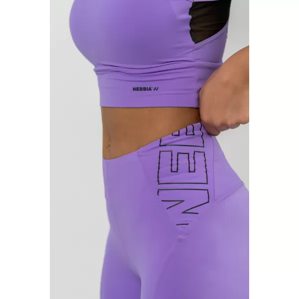  FIT Activewear legíny s vysokým pásom 443 LILA Nebbia 