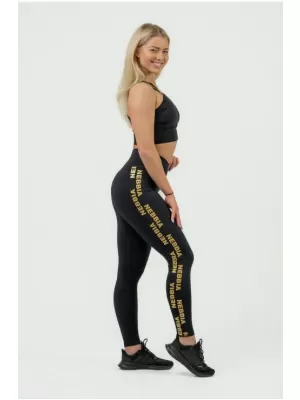 Dámska športová podprsenka s vysokou podporou INTENSE Asymmetric 841 BLACK Nebbia