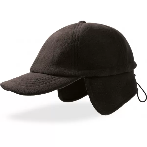  Čiapka ATLANTIS | Snow Flap Stopper BLACK 
