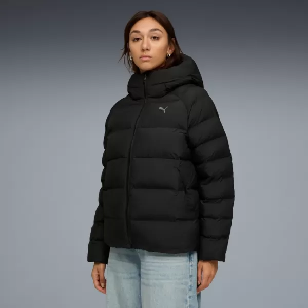  Dámska bunda PUMA MONO HOODED JACKET 688385-01 ČIERNA 