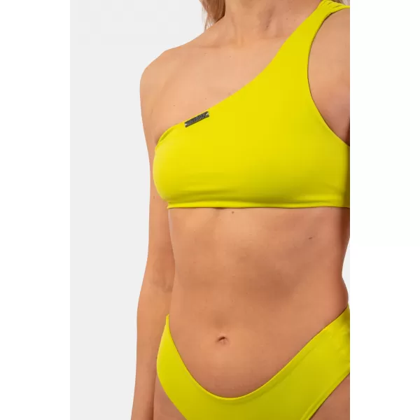  Jedno rameno Bandeau Bikini Top - Top 448 GREEN Nebbia 