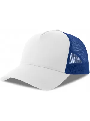 Čiapka ATLANTIS | Rapper Cotton-S WHITE/ROYAL