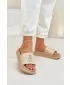 Dámske šľapky BIG STAR LL274A210 BÉŽOVÁ Big Star Shoes