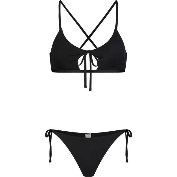  Dámske bikiny - najvyššia časť NORDBLANC NBSSS8211 ČIERNY 