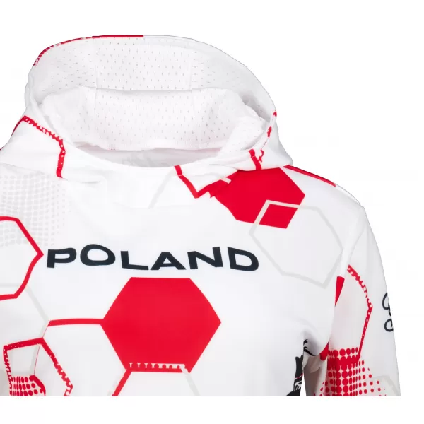  Dámska prémiová funkčná mikina ALTISPORT VOJ/ALW036PL/MI01 HEXA-WH 