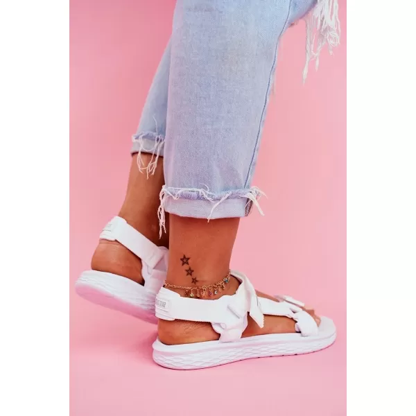  Dámske sandále BIG STAR FF274A603 BIELA ​​Big Star Shoes 