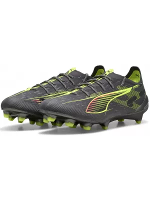 Topánky PUMA ULTRA 5 ULTIMATE FG 108159_03 ZASIAHNUTÉ STRIEBORNÉ /ŽLTÉ /SLNKO