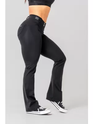 Legíny Flared Bubble Butt 2.0 POWER LIFT 308 BLACK Nebbia