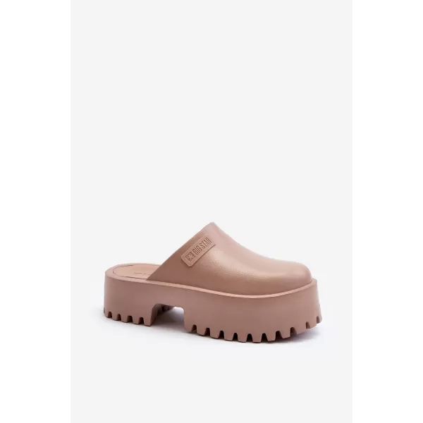  Dámske šľapky BIG STAR NN274016 BÉŽOVÁ Big Star Shoes 