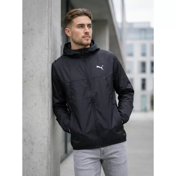  Veterný breaker PUMA ESS REGULAR WINDBREAKER 684625-01 ČIERNY 