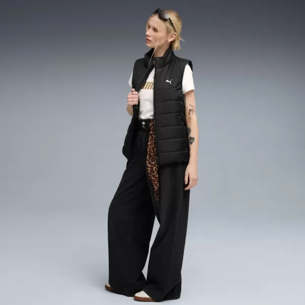  Dámska vesta PUMA ESS PADDED VEST 685229-01 ČIERNA 