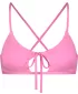 Dámske bikiny - najvyššia časť NORDBLANC NBSSS8211 RUŽOVÝ