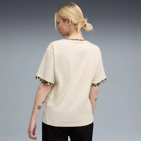  Tričko PUMA ESS GRAPHIC ANIMAL RELAXED TEE 688082-87 BIELY 