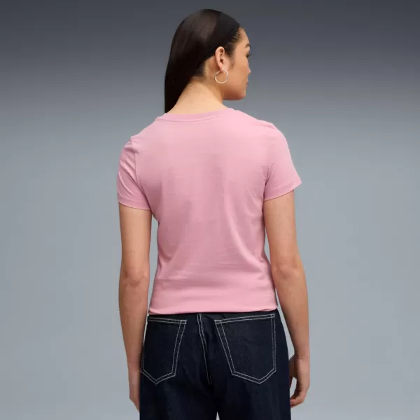  Tričko PUMA ESS SMALL NO. 1 LOGO TEE (S) 682373-65 RUŽOVÝ 
