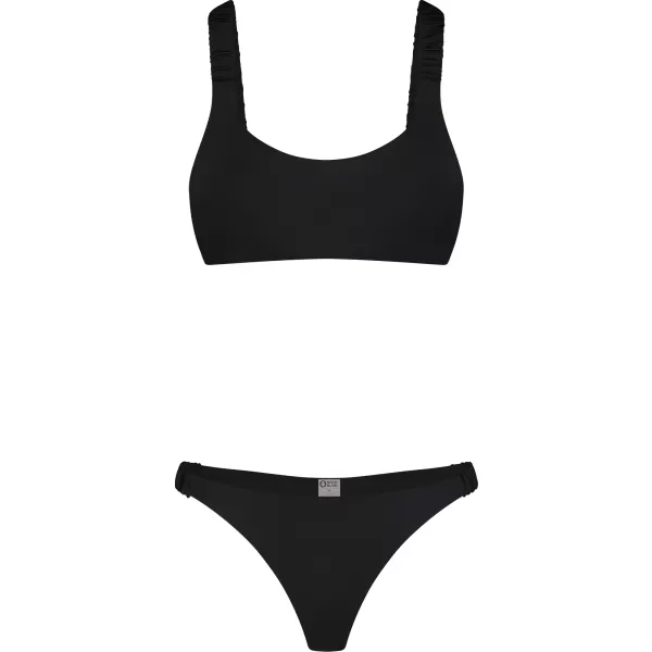  Dámske bikiny - spodná časť NORDBLANC NBSSS8239 ČIERNY 