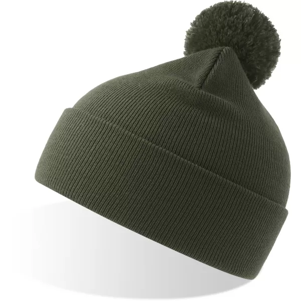  Čiapka ATLANTIS | Wind-S Pompom OLIVE 