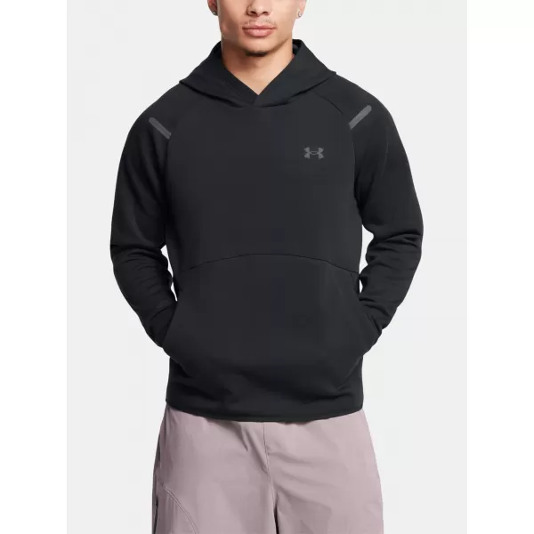  Pánska mikina UNDER ARMOUR UNSTOPPABLE FLC HD EU 1389350-001 ČIERNA 